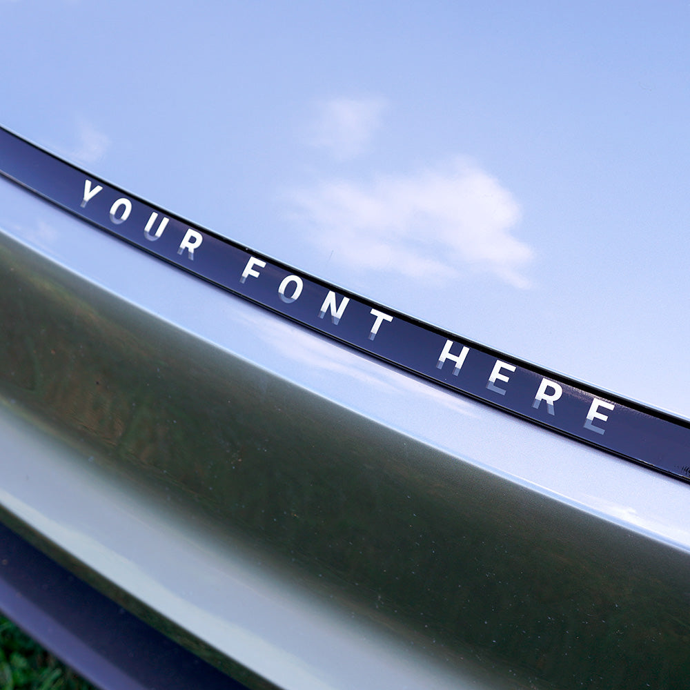 Lightbar Delete for Model Y Juniper Refresh | Roboto Font