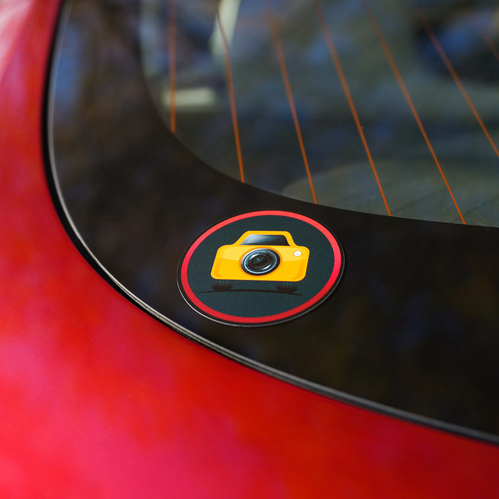 TeslaCam circle sticker