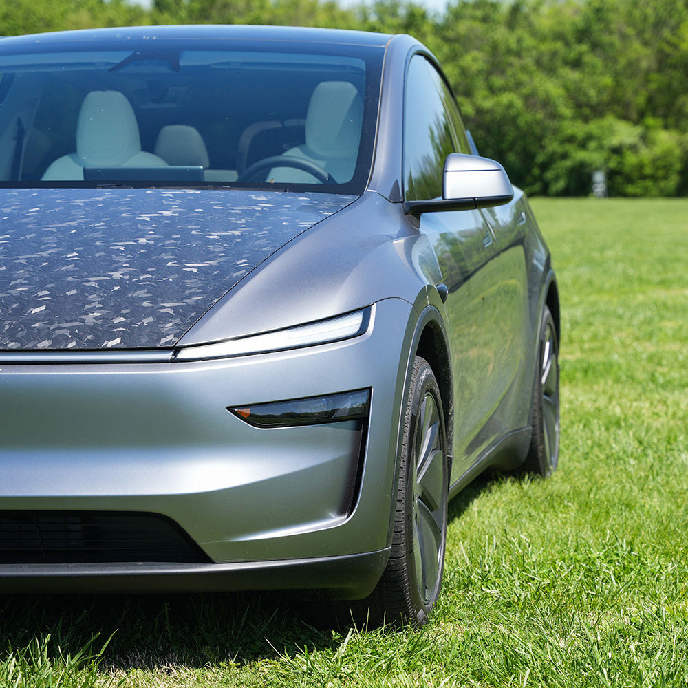 Forged Carbon Fiber Protection - PPF for Model Y Juniper Hood