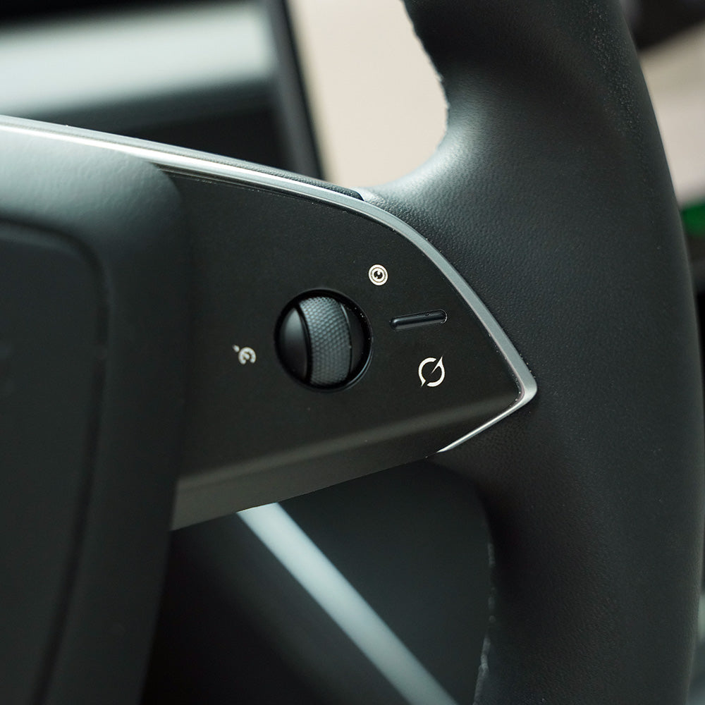 Steering Wheel Wrap for Model Y Juniper Refresh | GROK Matte Black