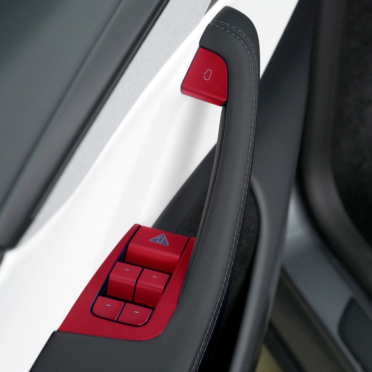 Door Switch Wrap for Model Y Juniper Refresh | Satin Red