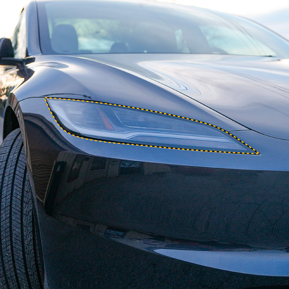 Headlight Protection - PPF Model 3 Highland Refresh