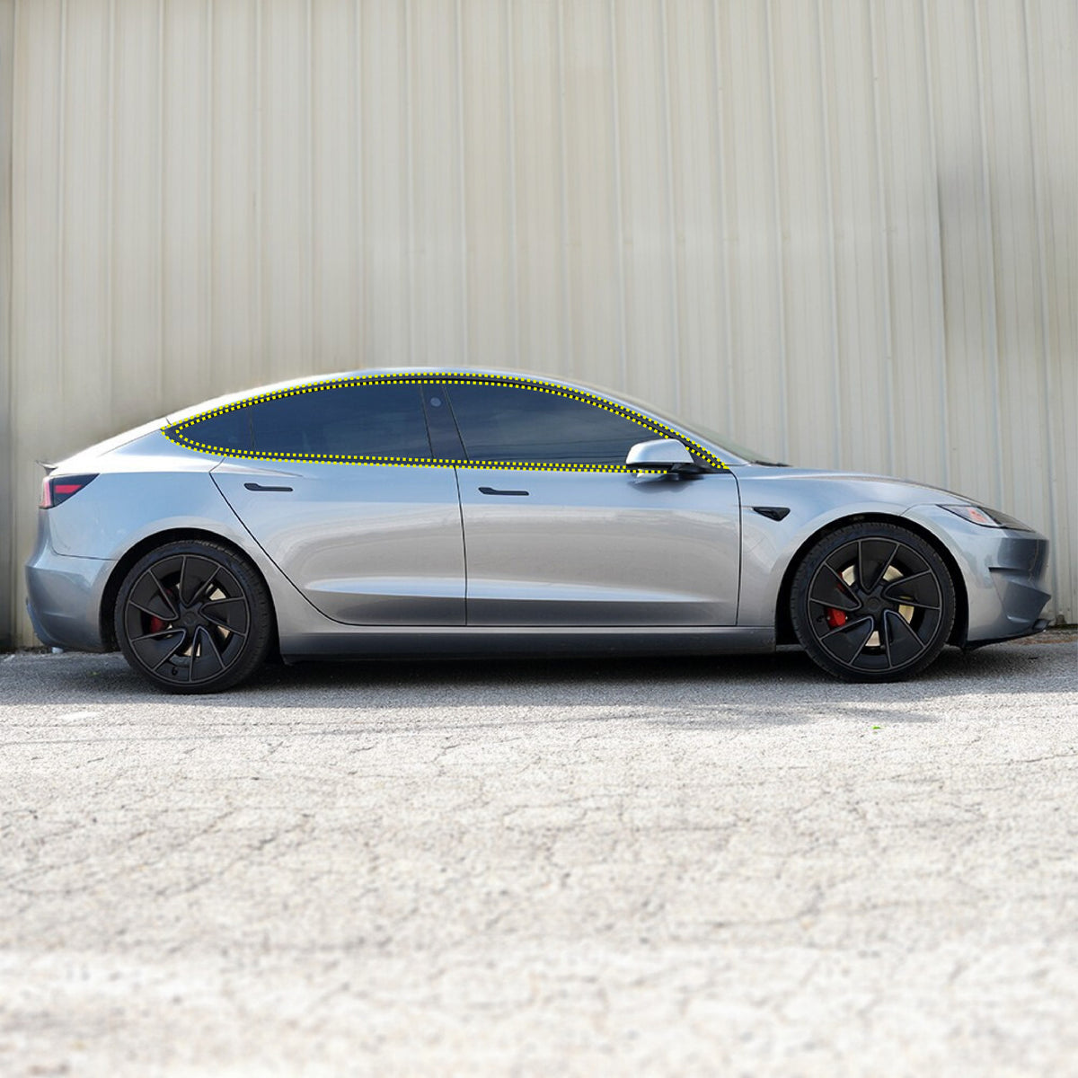 Window Trim Protection - PPF for Model 3