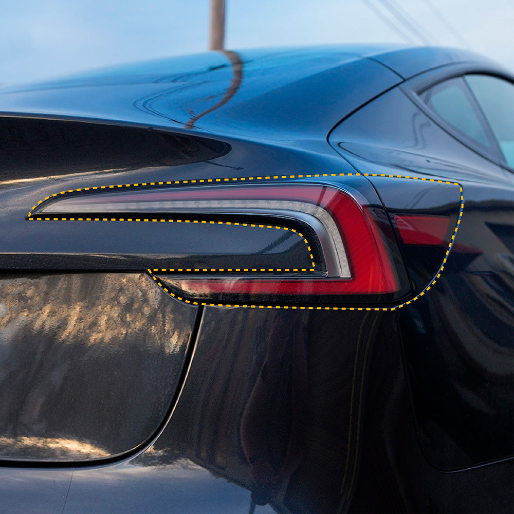 Model 3 Highland Refresh Tail Light PPF - Clear Gloss