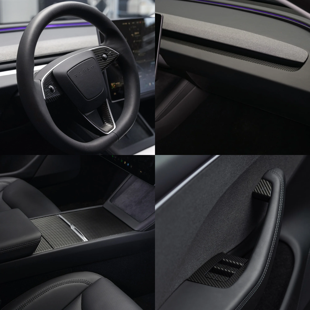 Interior Bundle Wrap for Model 3 Highland Refresh | Satin White