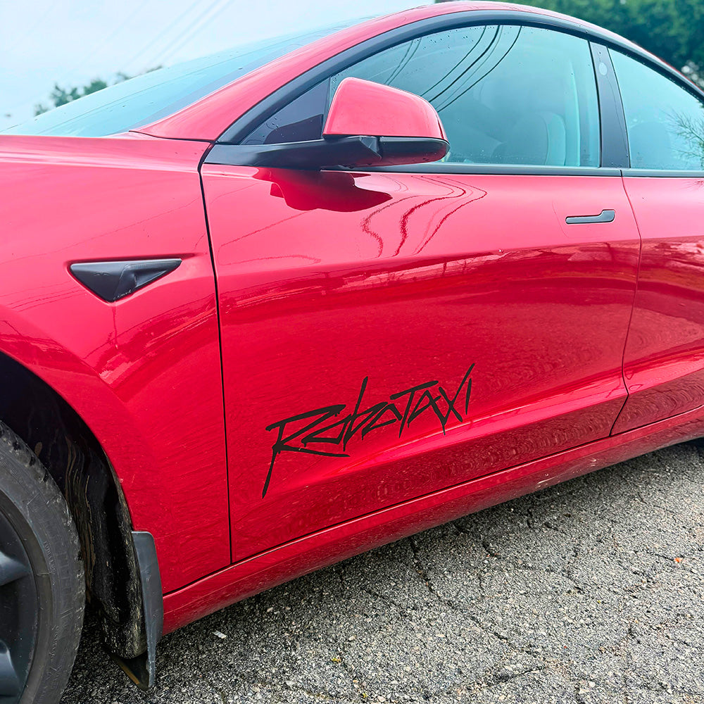 Robotaxi Sticker | Satin Black