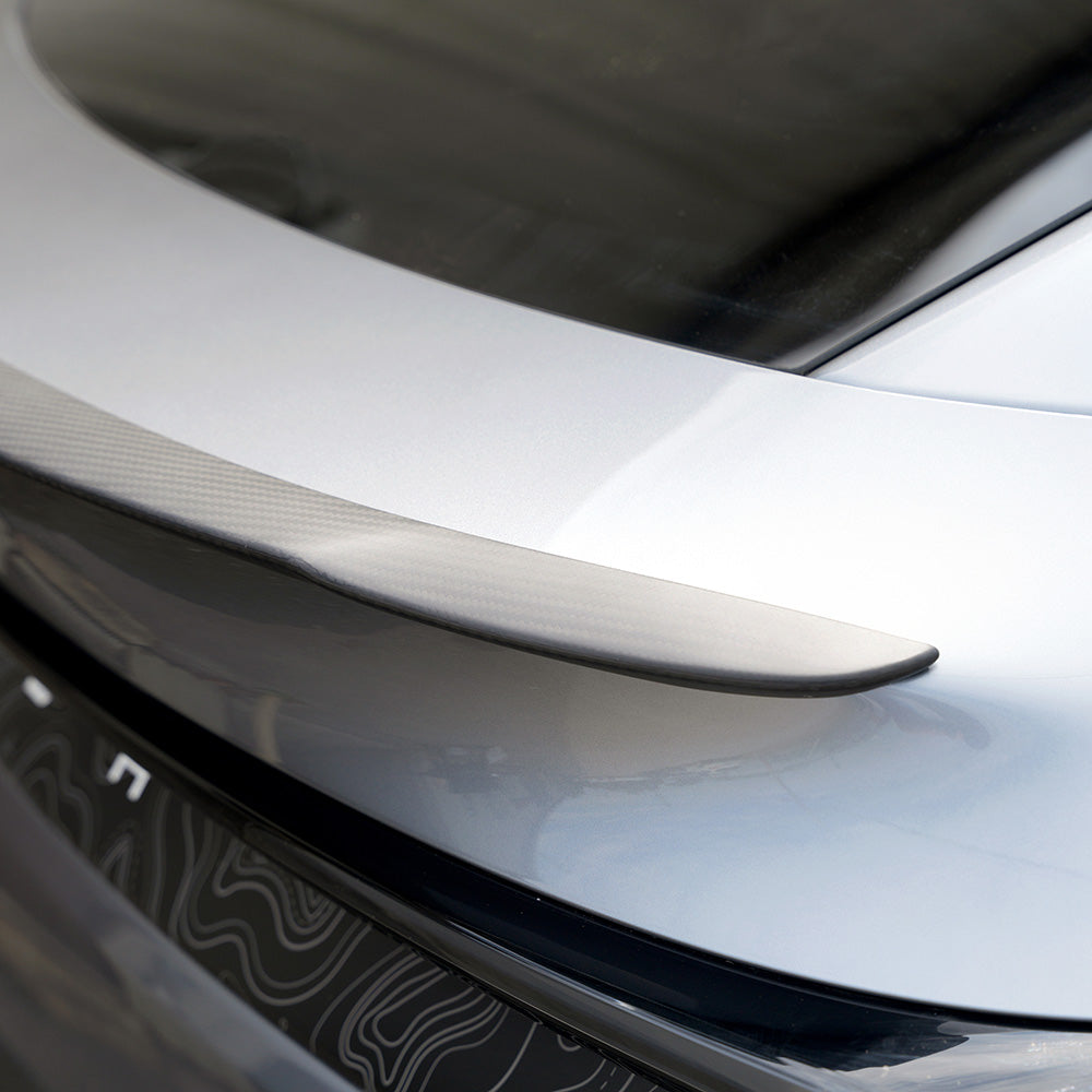 Carbon Fiber Rear Spoiler for Model Y Juniper  - Matte