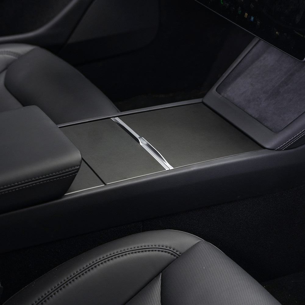 Center Console Wrap for Model 3 Highland Refresh | Matte Black