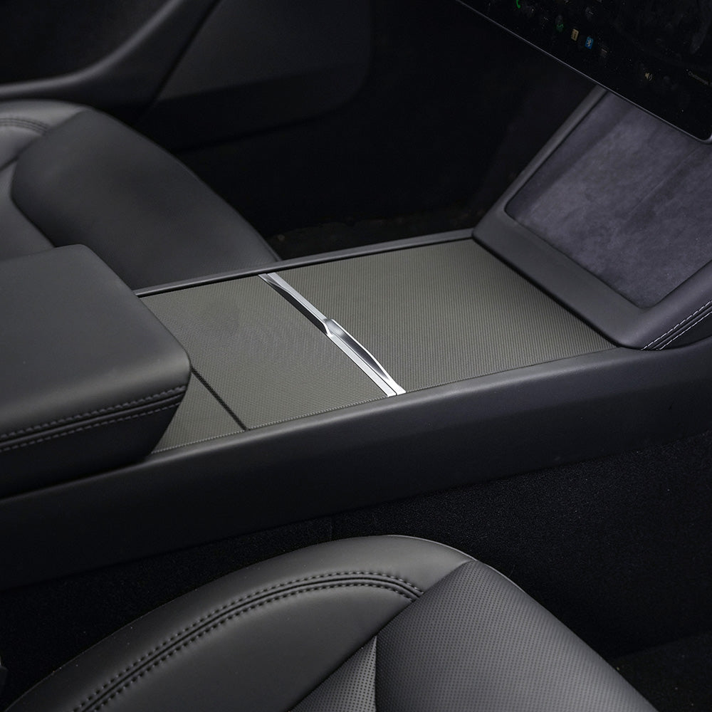 Center Console Wrap for Model 3 Highland Refresh | Matrix Black