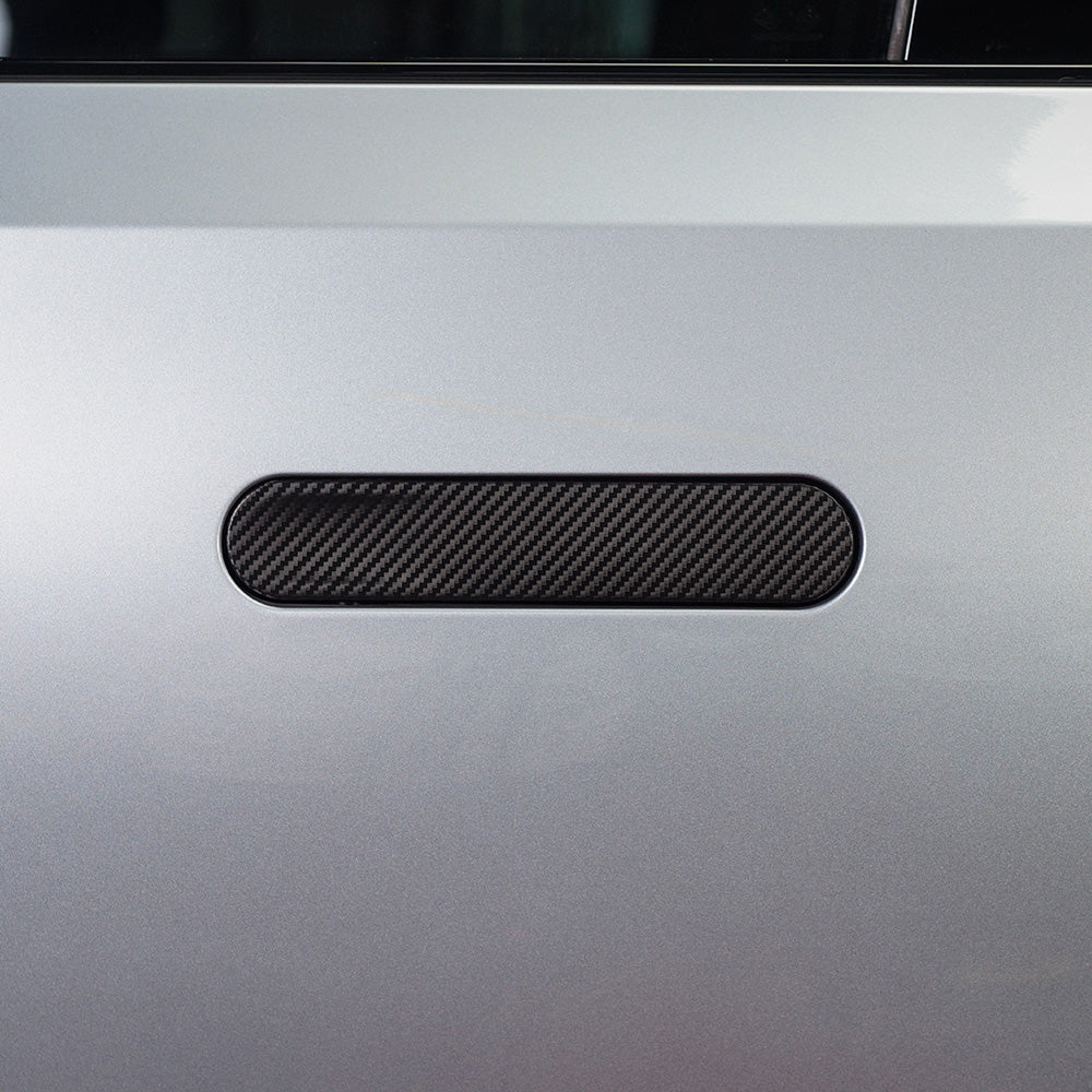 Door Handle Wrap for R1T / R1S | Black Carbon Fiber