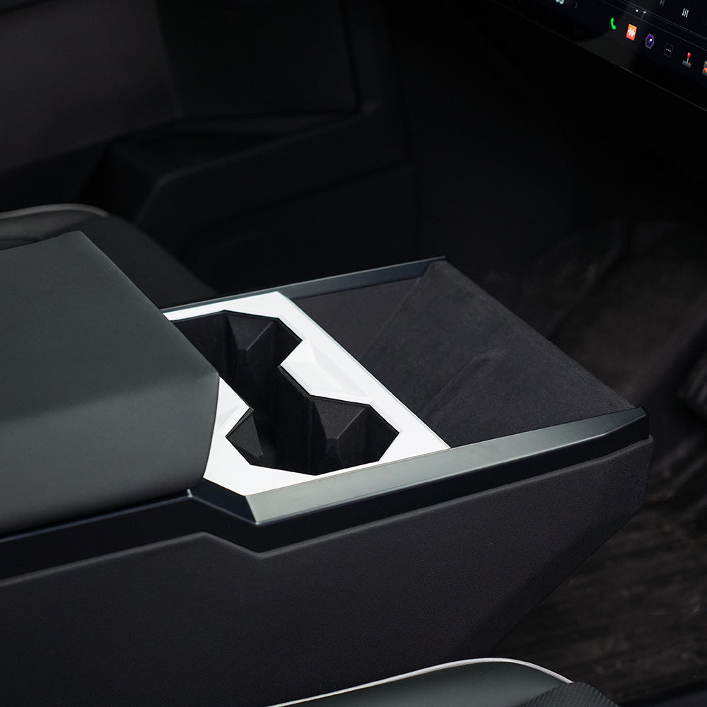 Center Console Wrap for Cybertruck | Satin White