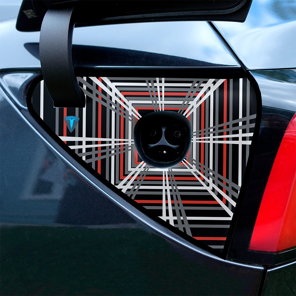 Charge Port Wrap for Model 3 Highland