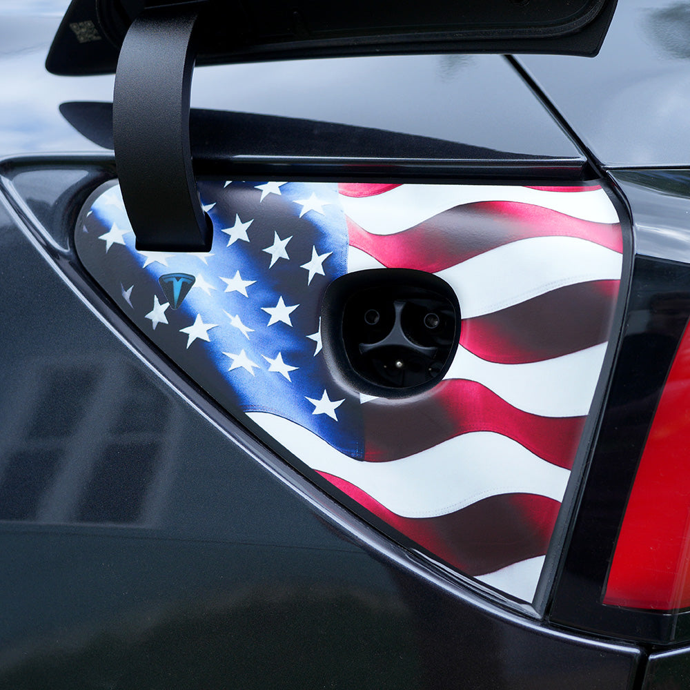 Charge Port Wrap for Model 3 Highland