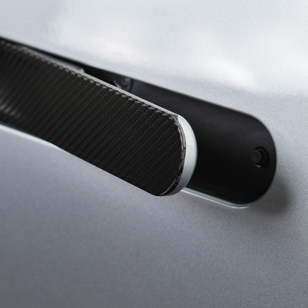 Door Handle Wrap for R1T / R1S | Black Carbon Fiber