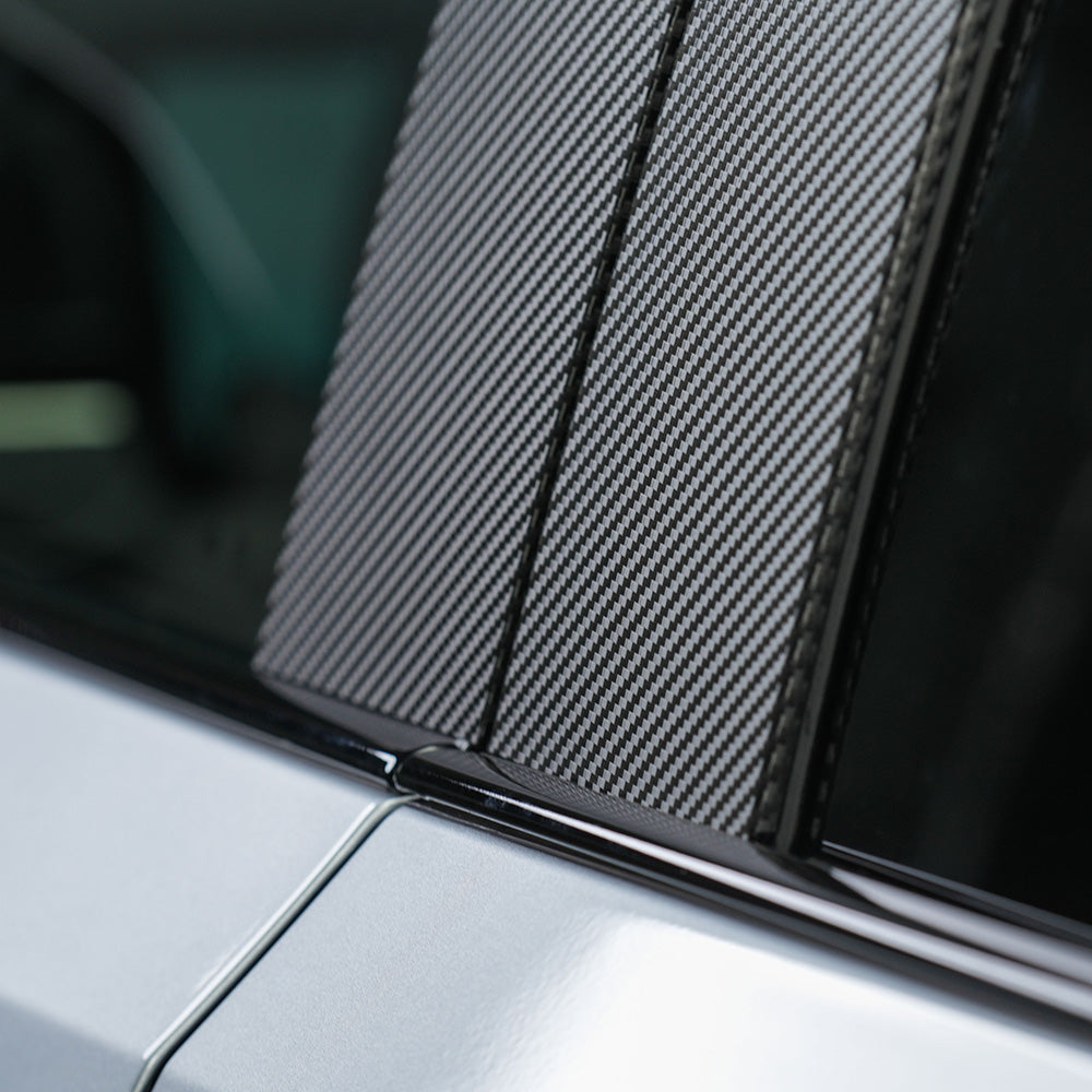 B Pillar Wrap for R1T / R1S | Black Carbon Fiber