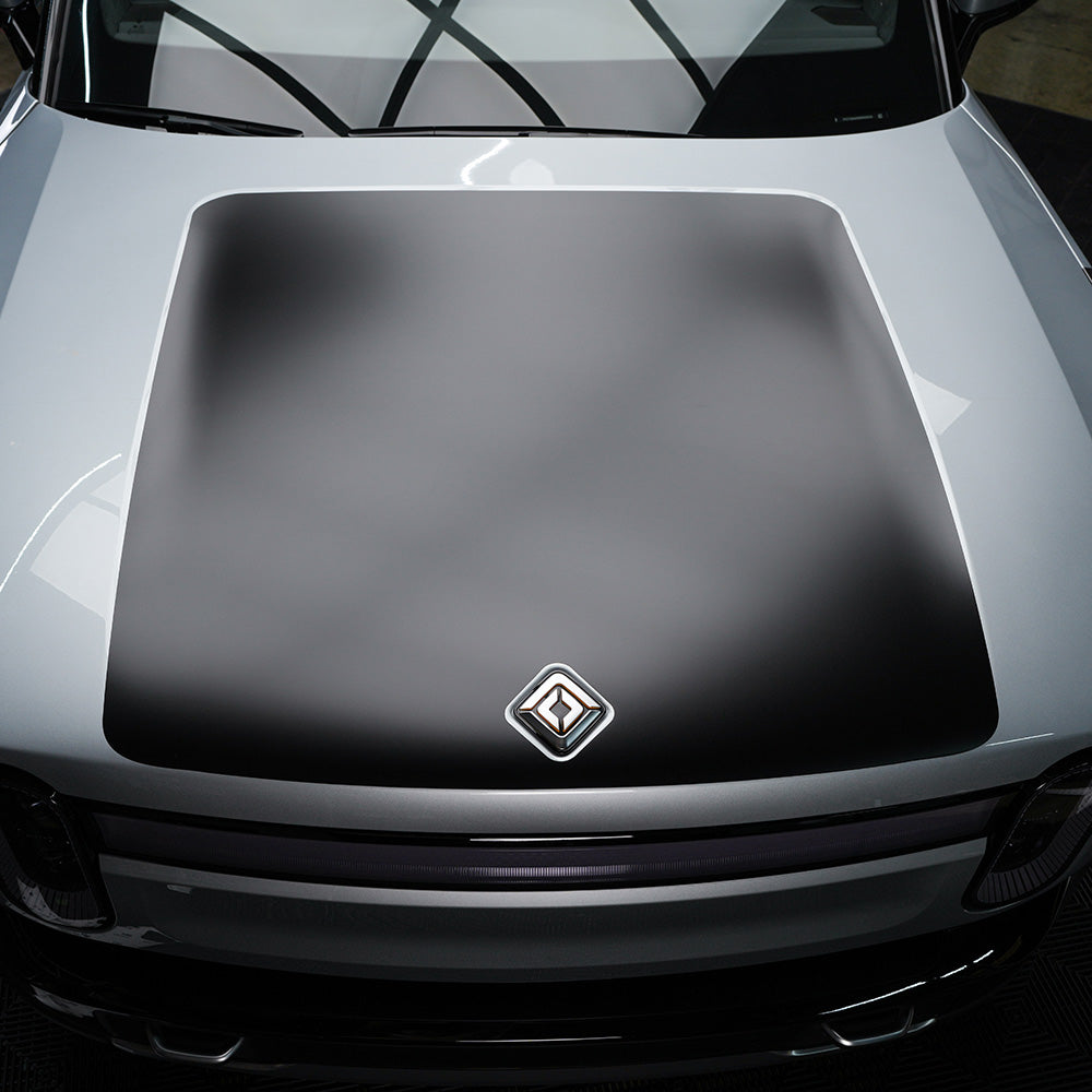 Hood Scoop Wrap for R1T / R1S | Satin Black