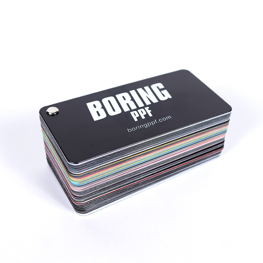Colored PPF Swatch Book