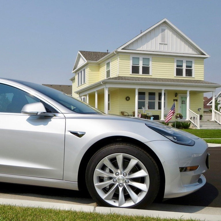 Turbine Style Wheel for Tesla Model 3 | Brilliant Silver