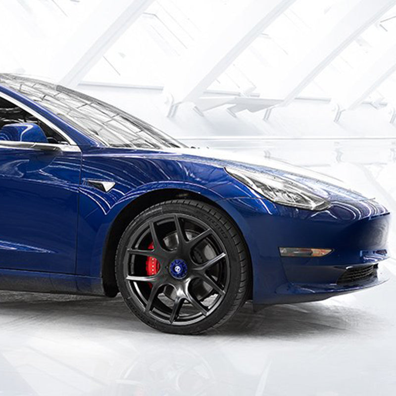 Center Lock-Design Center Caps for EVR "Roadster" Wheels | Blue