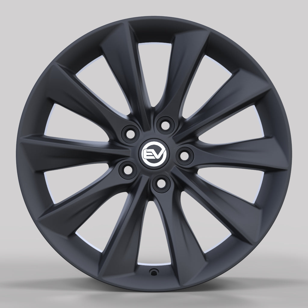 Turbine Style Wheel for Tesla Model 3 | Onyx Black