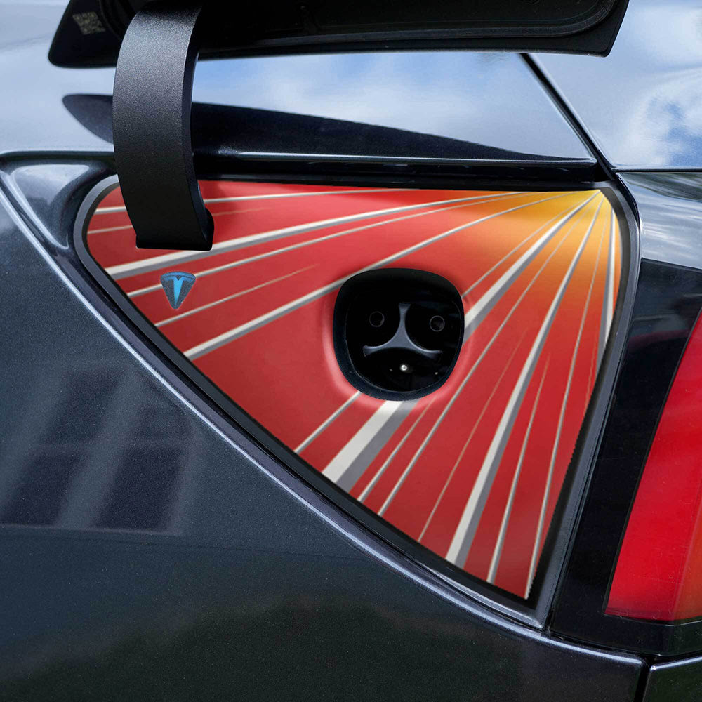 Charge Port Wrap for Model 3 Highland & Y Juniper | Doodles