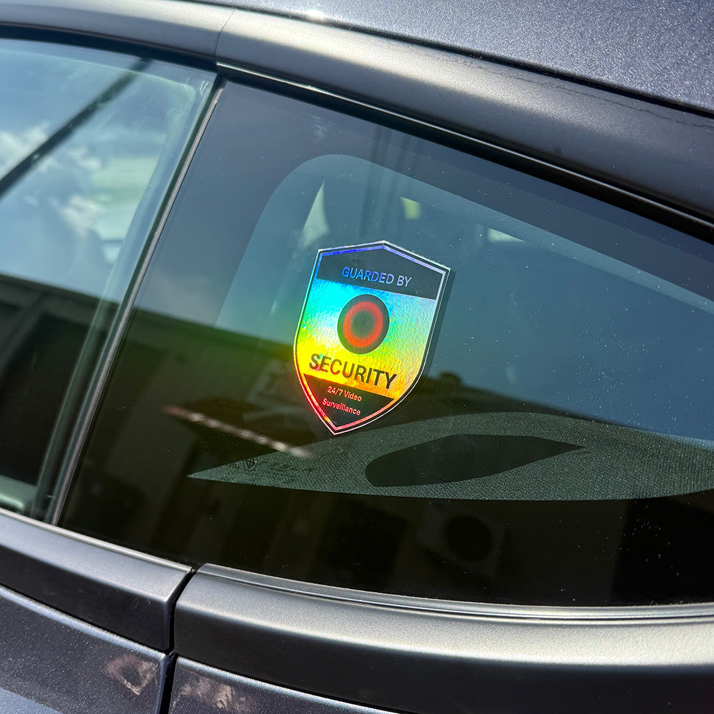Sentry Mode Surveillance Sticker Set | Holographic