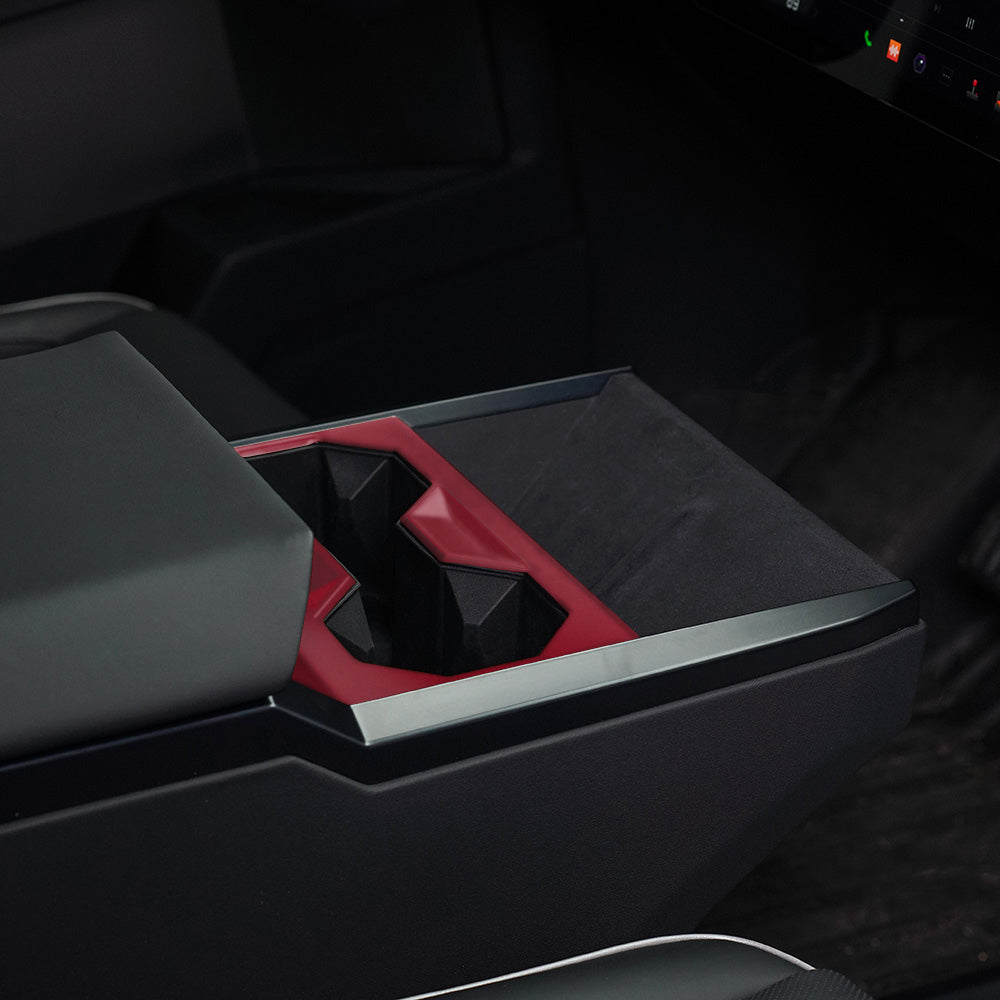 Center Console Wrap for Cybertruck | Satin Red