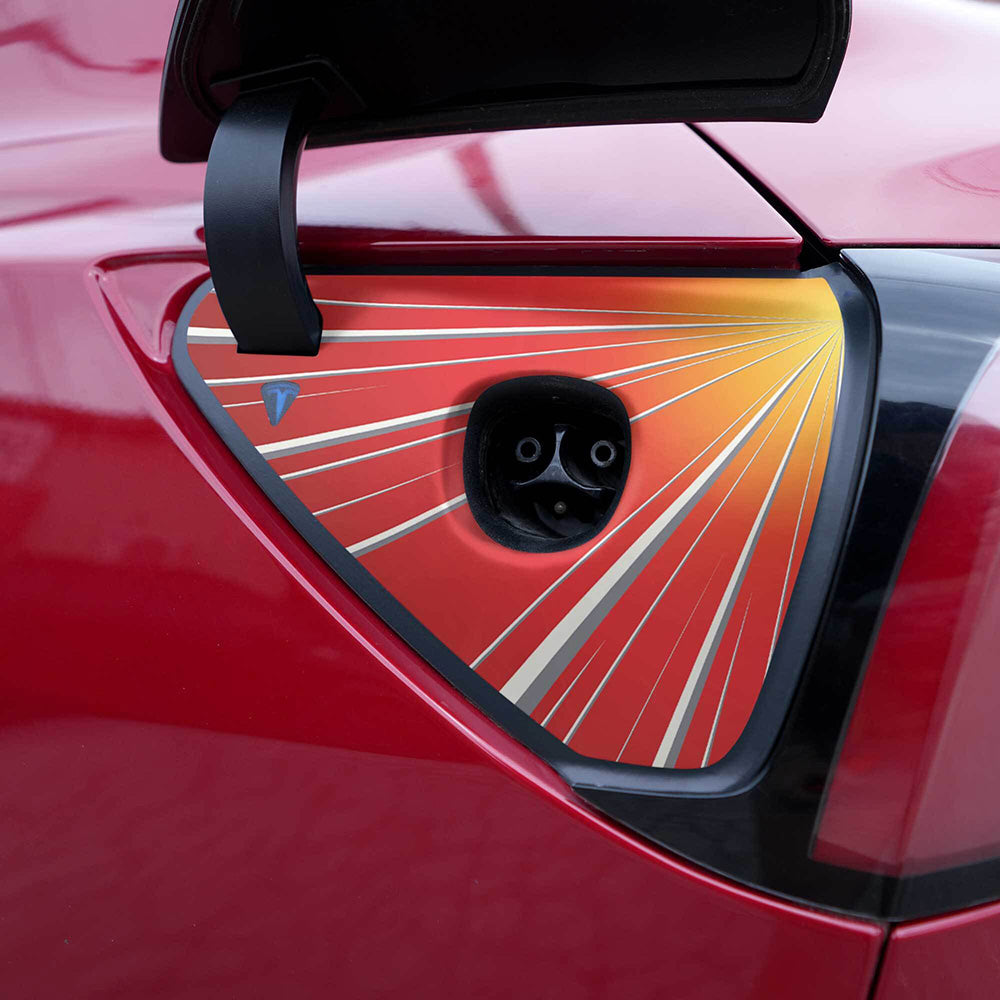 Charge Port Wrap for Model 3/Y | Tesla Doodles
