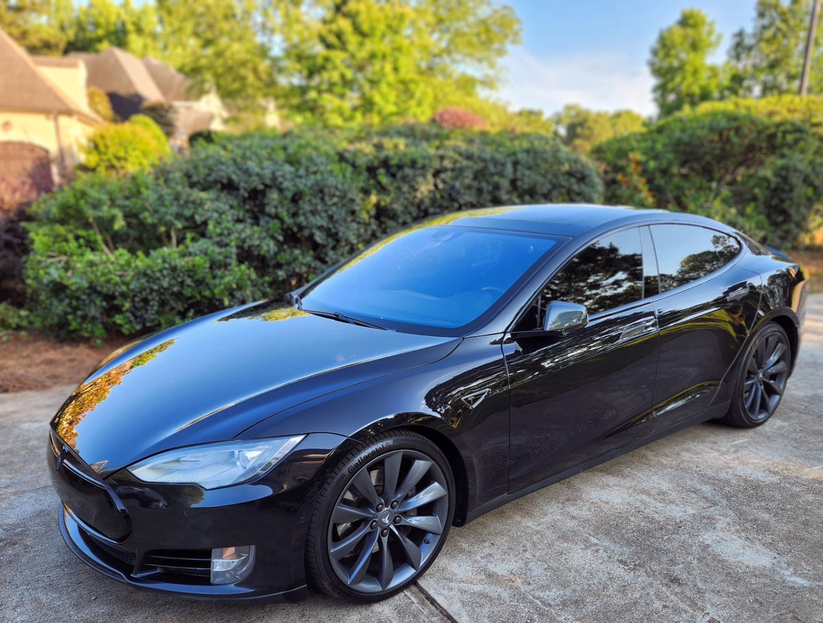 Complete Chrome Delete Kit for Model S 1.0 - Gloss Black