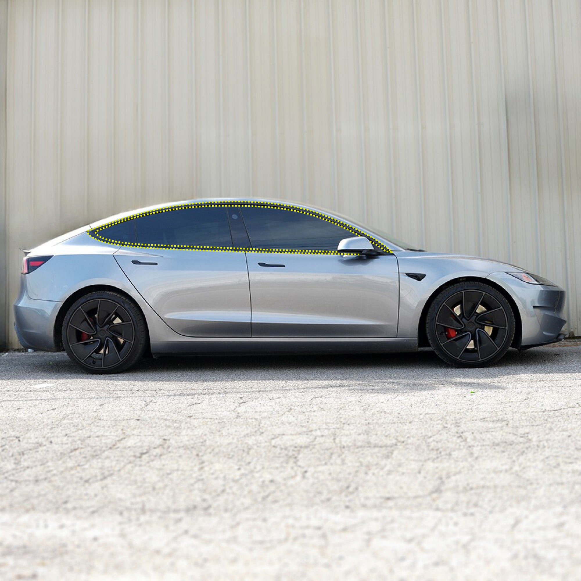 Window Trim Protection - PPF for Model 3