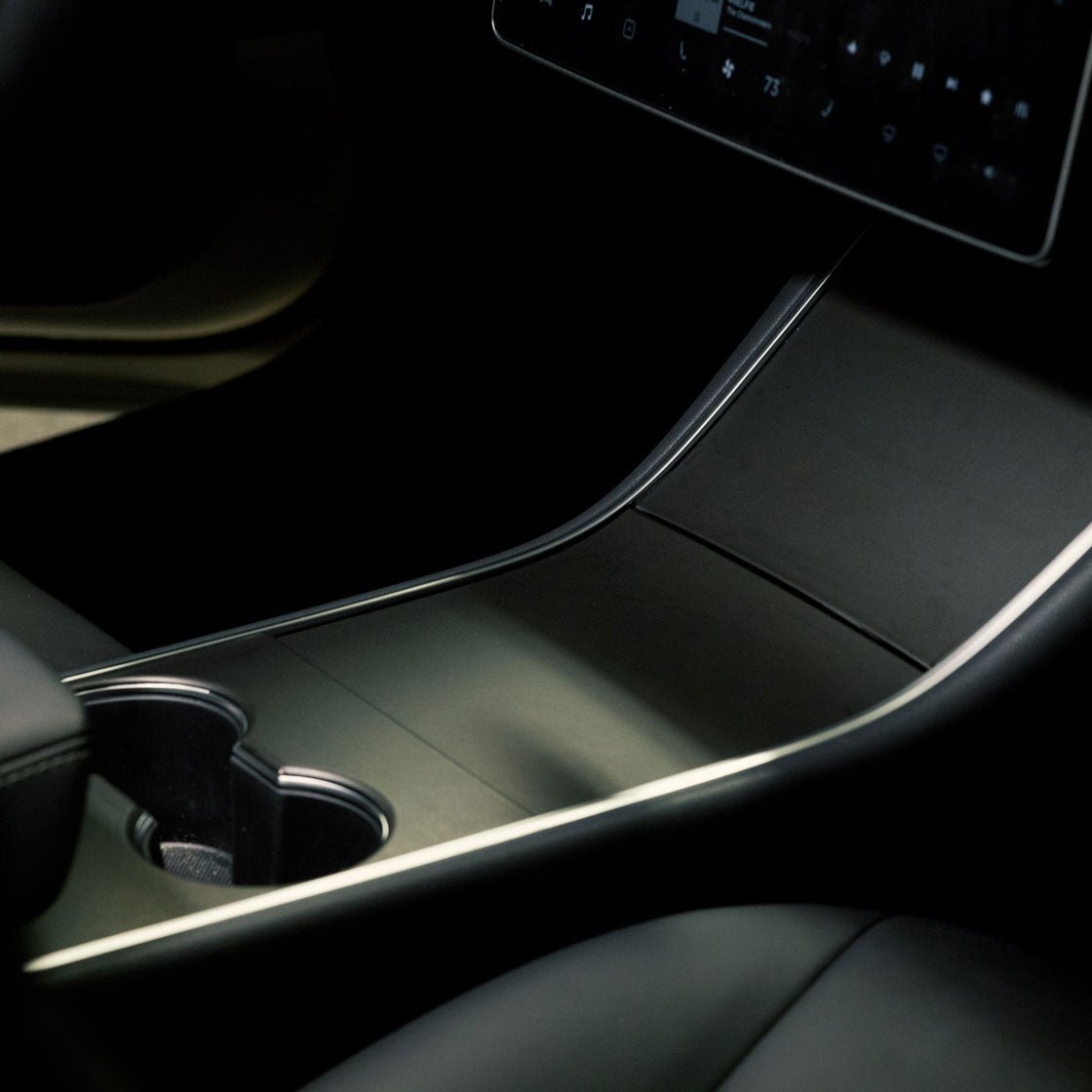 Center Console Wrap (Gen. 1 & 2 Available) for Model 3 / Y -TB-3Y-CC1.0-MTEBLK- TESBROS