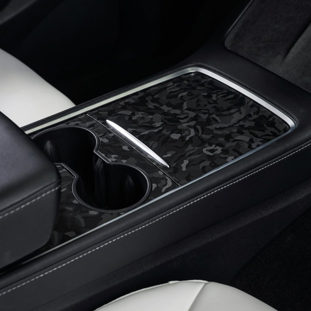 Center Console Wrap (Gen. 1 & 2 Available) for Model 3 / Y -TB-3Y-CC2.0-SHWBLK- TESBROS