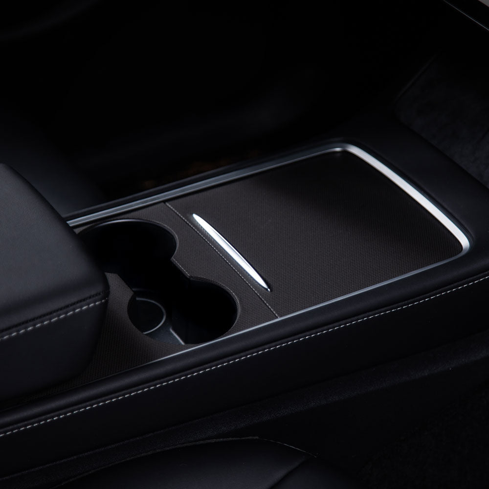 Center Console Wrap (Gen. 1 & 2 Available) for Model 3 / Y -TB-3Y-CC2.0-MTXBLK- TESBROS