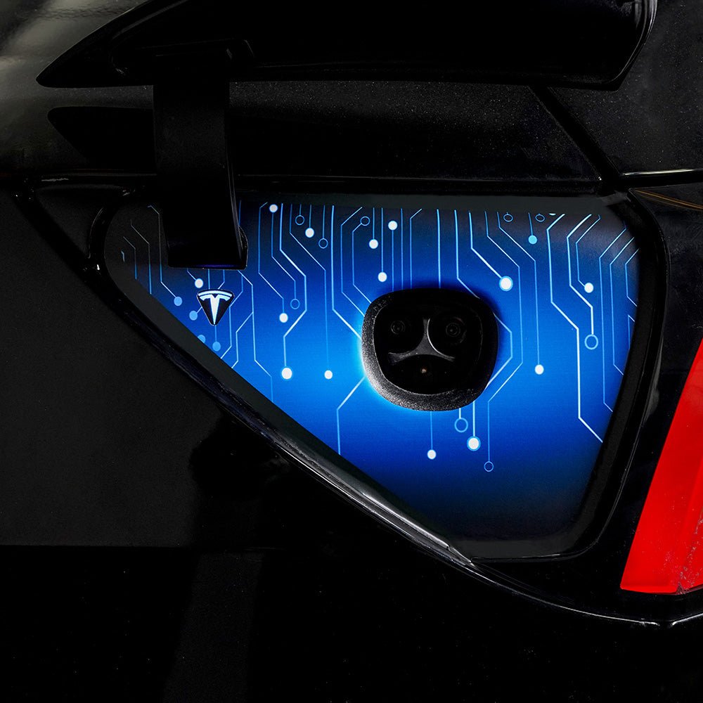 Charge Port Wrap for Model 3/Y -TB-3Y-CP-CYBER- TESBROS