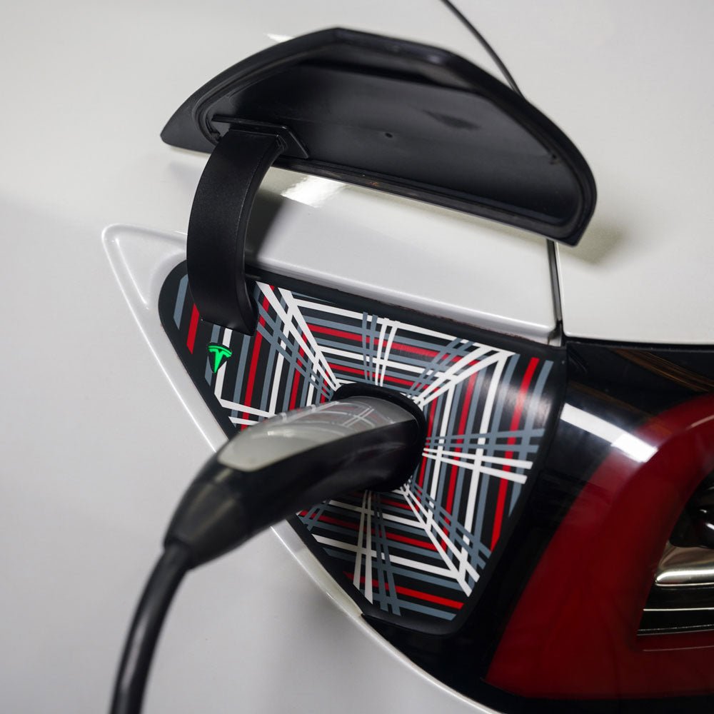 Charge Port Wrap for Model 3/Y -TB-3Y-CP-CYBER- TESBROS