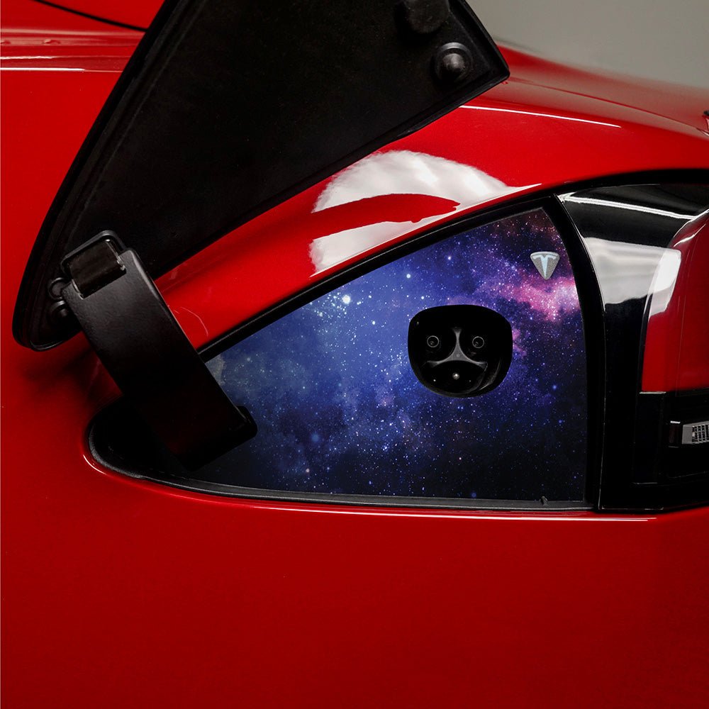 Charge Port Wrap for Model S -TB-S-CP-GXY- TESBROS