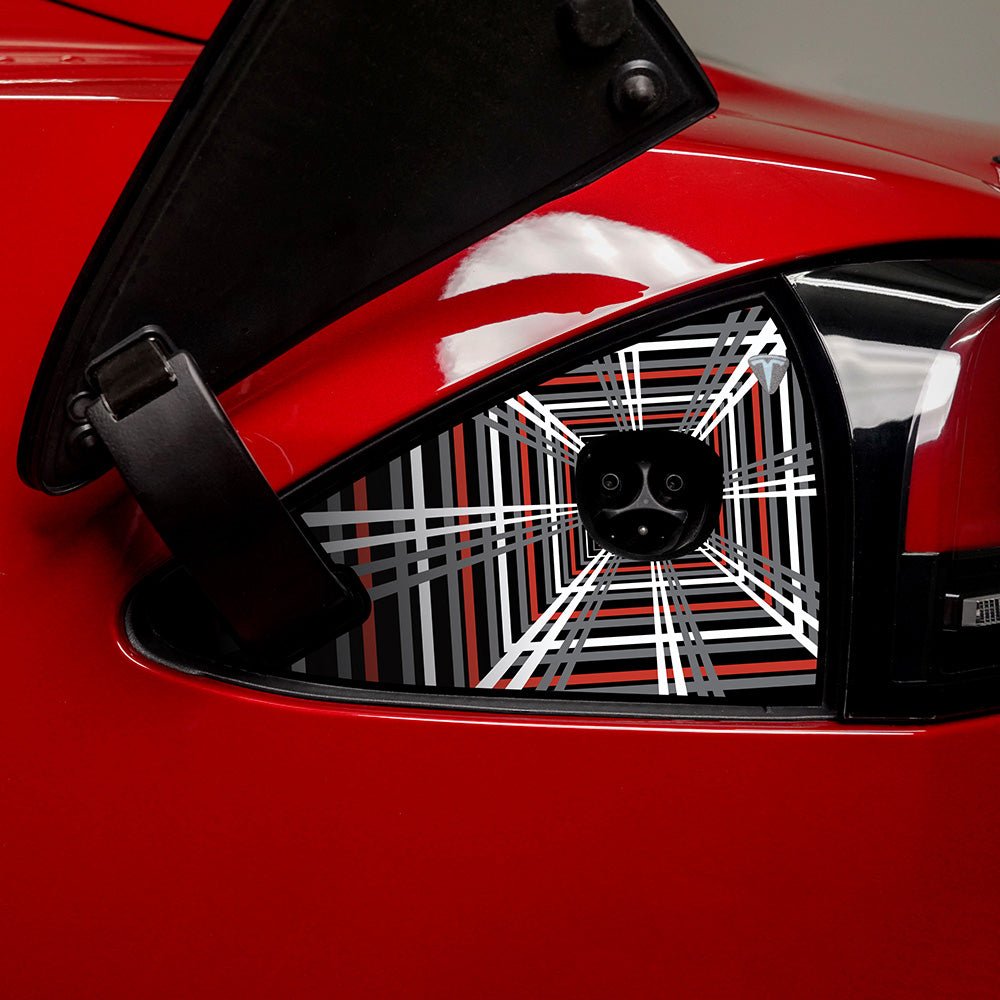 Charge Port Wrap for Model S -TB-S-CP-PLAID- TESBROS