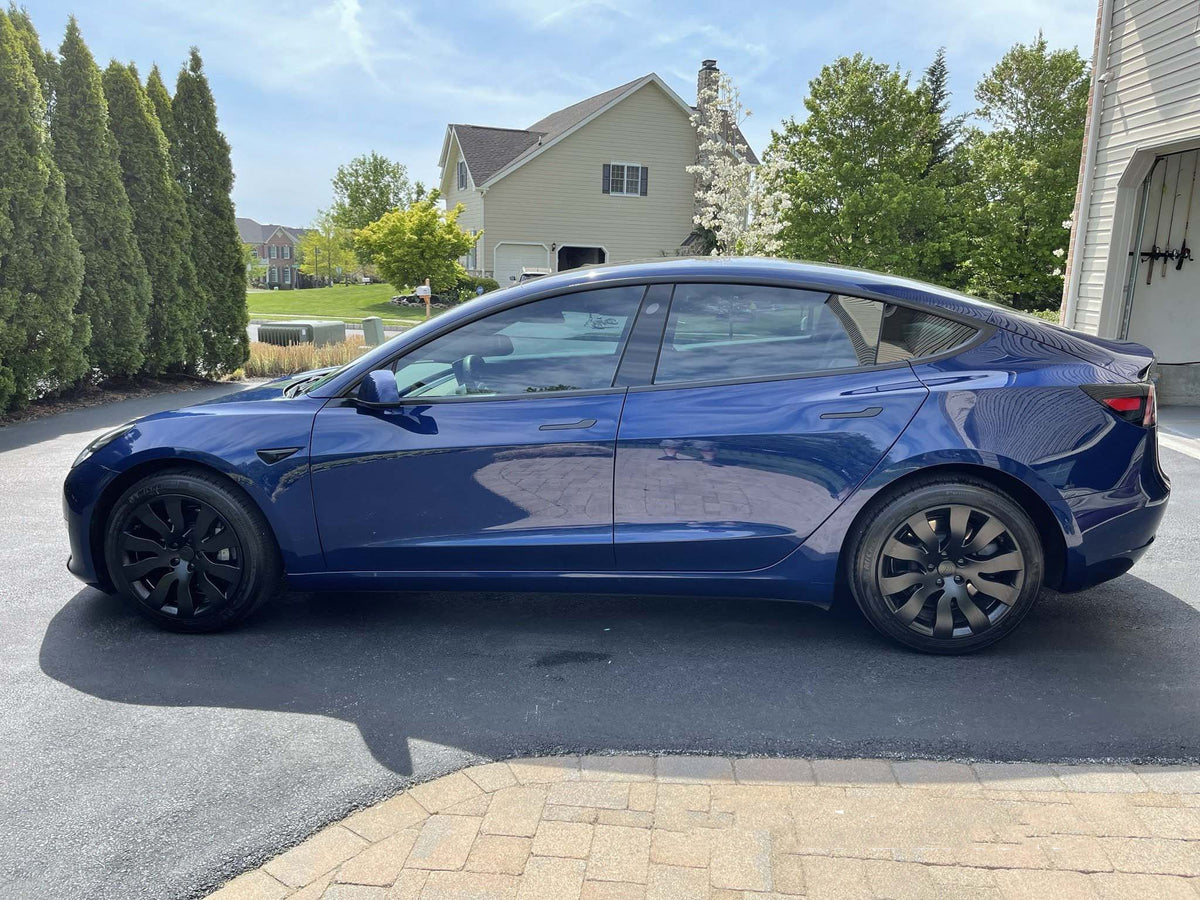 Complete Chrome Delete Kit for Model 3 -TB-3-CD-STNBLK- TESBROS