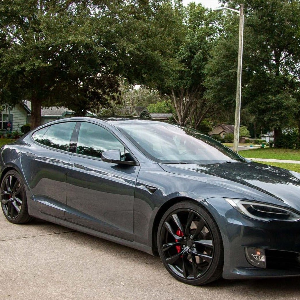 Chrome Delete for Model S 2.0 - Satin Black