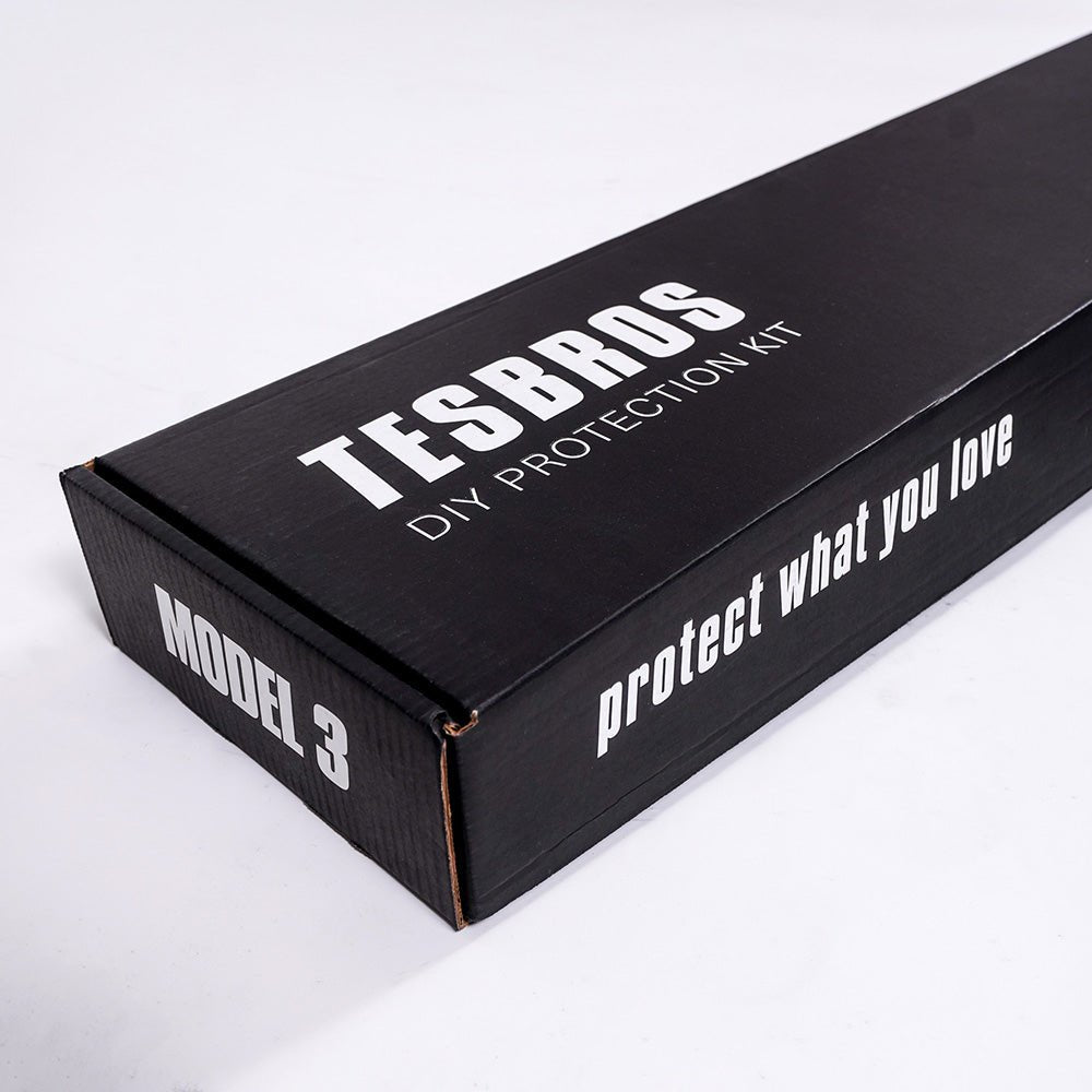 DIY Front Protection Kit - PPF for Model 3 -TB-3-DIYFRTKIT-GLSPPF- TESBROS