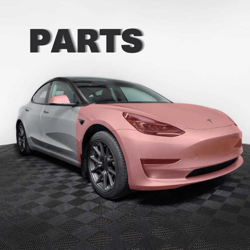 DIY Front Protection Parts - PPF for Model 3 -TB-3-DIYFRTKIT-FRT-BMPR-GLSPPF- TESBROS