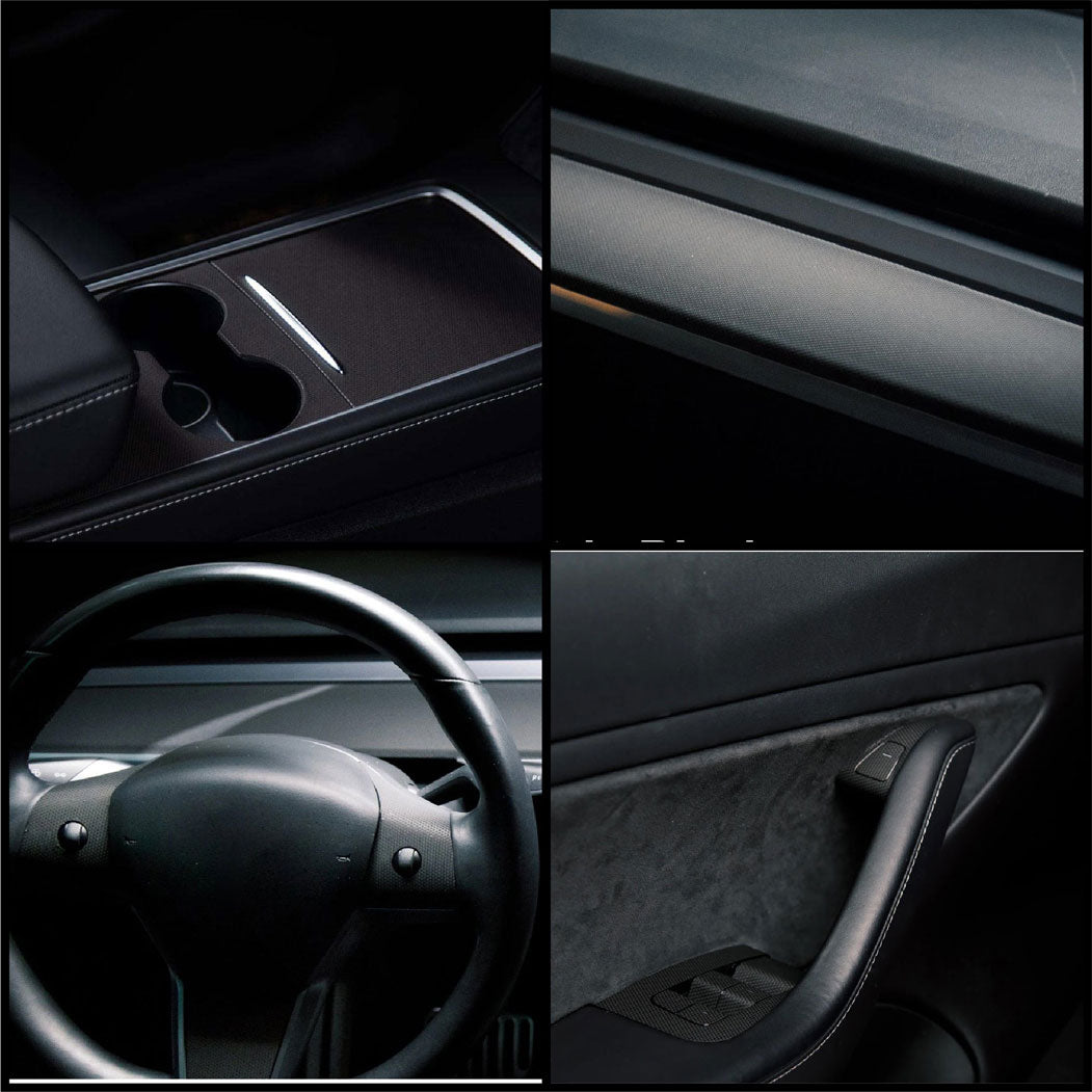 Interior Bundle Wrap for Model 3/Y -TB-3Y-BNDL-INT-2.0-MTXBLK- TESBROS