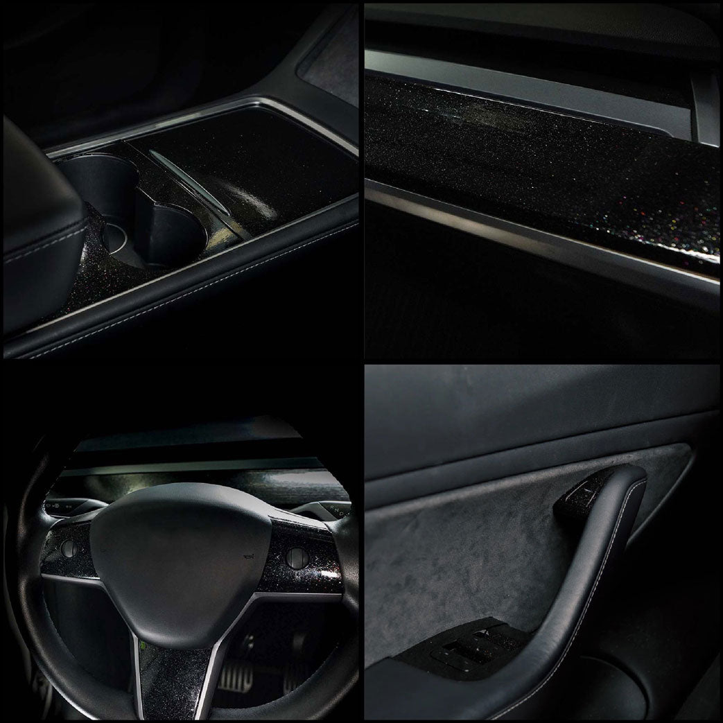 Interior Bundle Wrap for Model 3/Y -TB-3Y-BNDL-INT-2.0-GXYBLK- TESBROS