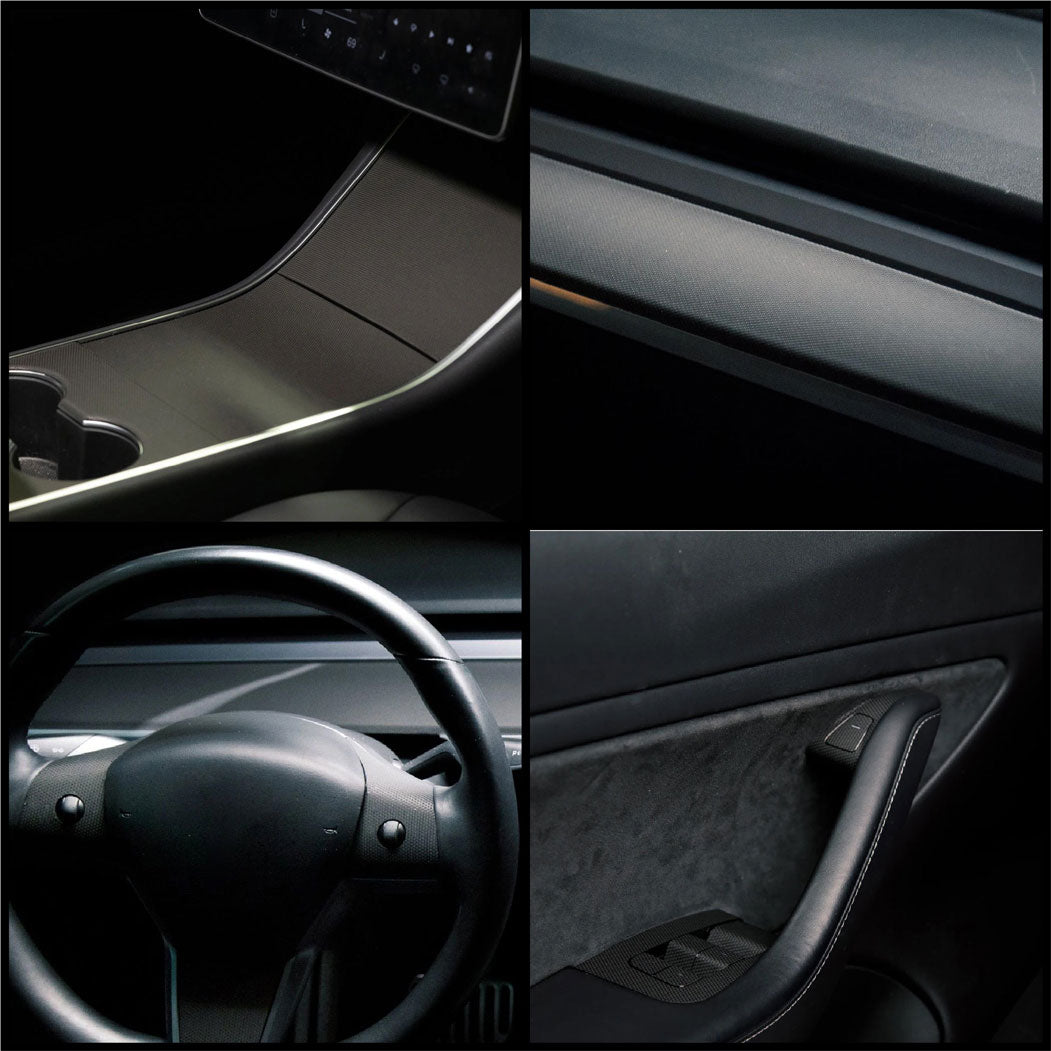 Interior Bundle Wrap for Model 3/Y -TB-3Y-BNDL-INT-1.0-MTXBLK- TESBROS