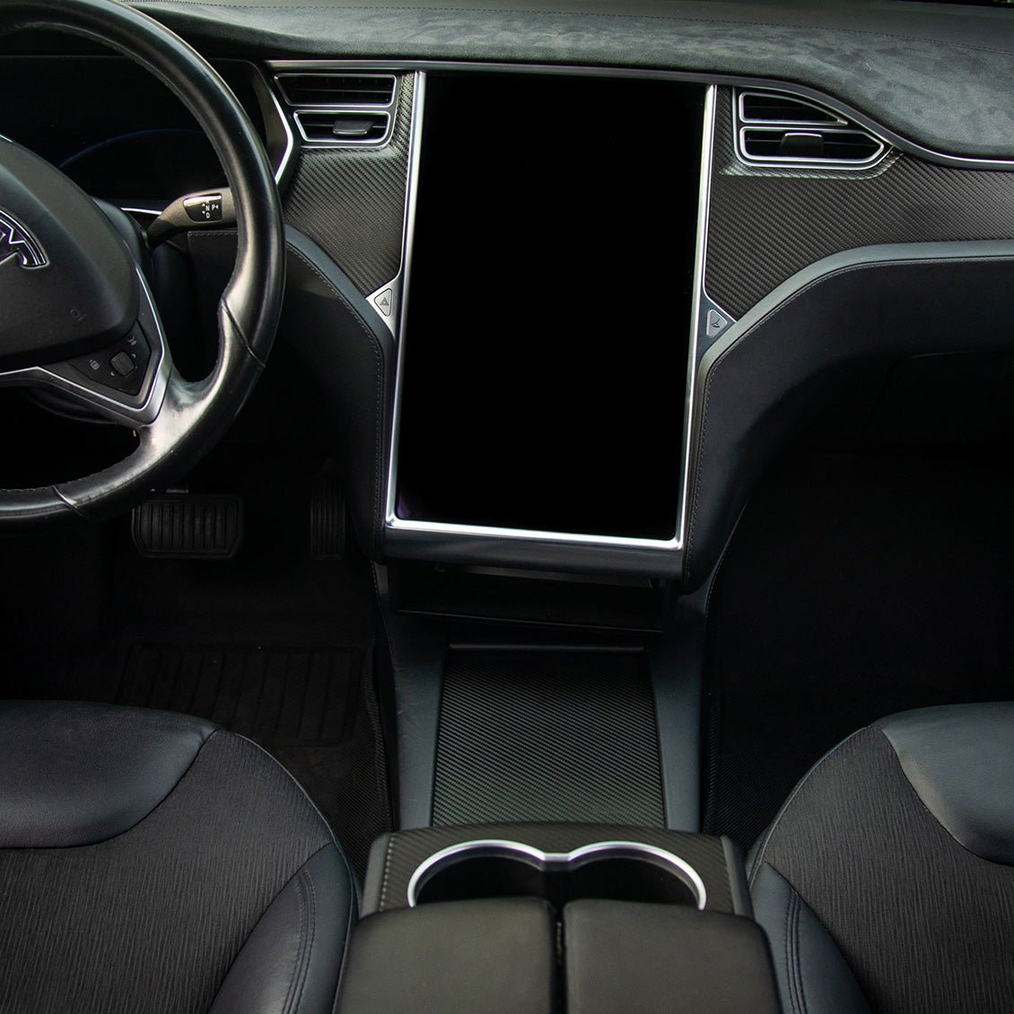 Interior Wrap Kit for Model S & Model X -TB-SX-INT1.0-BLKCF- TESBROS
