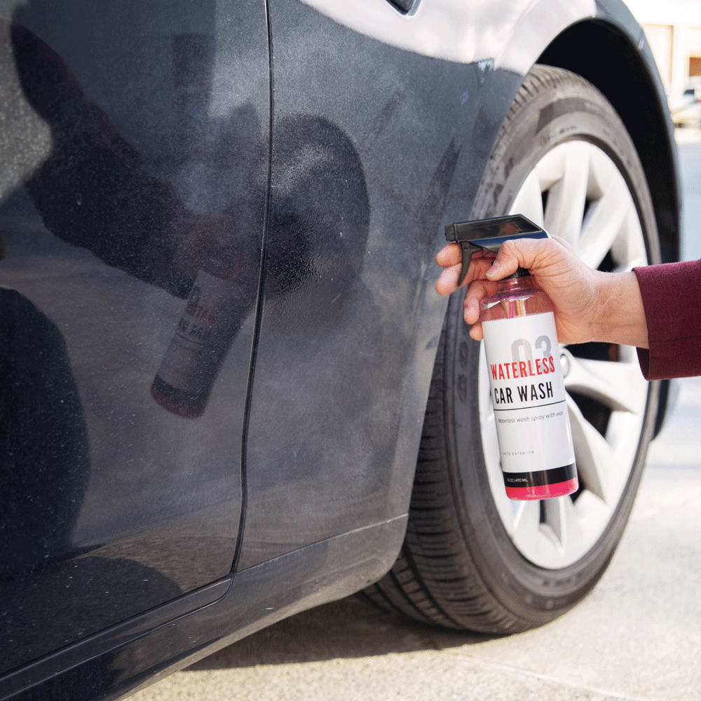 Waterless Car Wash Spray with Wax -CL-WW-16OZ-2PCK- TESBROS